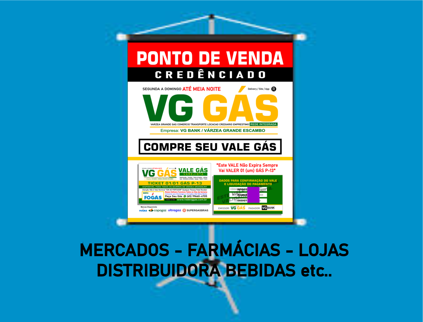 REDE VG GÁS - VALE GÁS VAREJISTA - SEJA NOSSO REVENDEDOR